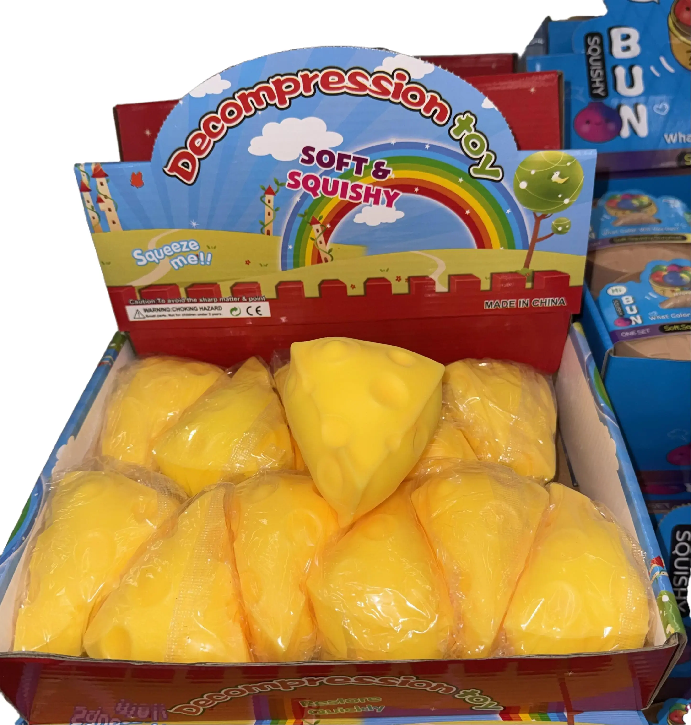 1 Pcs Cheese Squishy