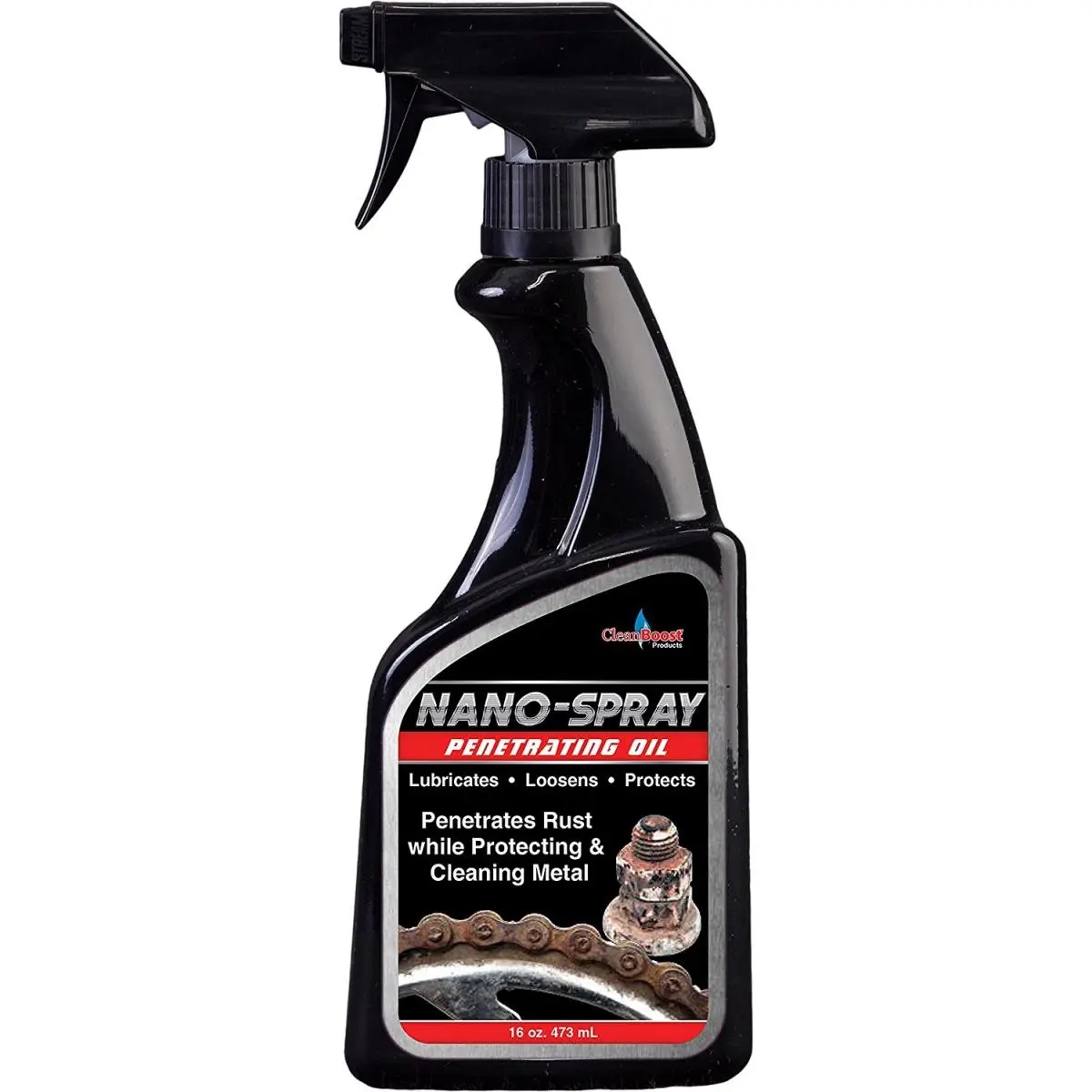 Boost Performance Products  16 oz Nano Spray Penetrating Oil, 16 Oz Bottles, Penetrates Rust