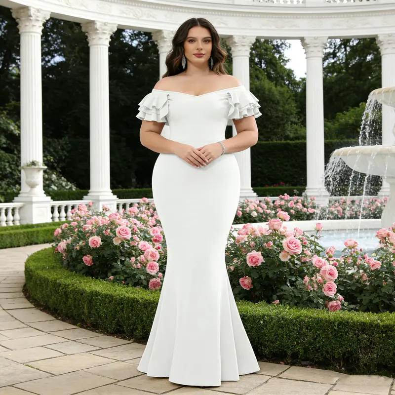 white bodycon dresses wedding - TikTok Shop white bodycon dresses wedding - TikTok Shop