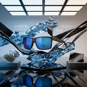 Costa Diego Polarized Fishing Sunglasses, UV400 Protection, Lightweight Design, Full Box Package