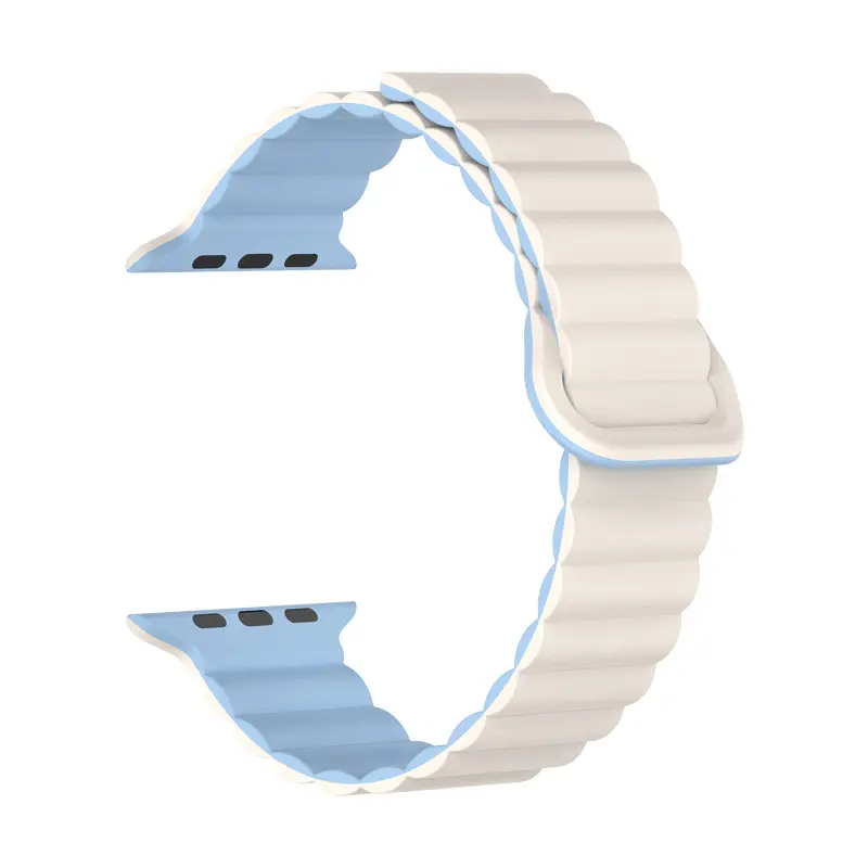 Antique white with mist blue