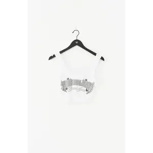 True Religion Crystal Bandana Rib Tank