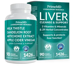 32-in-1 Liver Support with Milk Thistle Supplement – Liver Detox with Silymarin, Artichoke Extract & Beetroot Powder – Comprehensive Wellness Formula for Liver Cleanse – 1426mg (90 count) (Pack of 1)