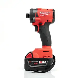 Milwaukee M18 FID3 Compact Spiral Specialty Mechanic Tool - 221 ft-lbs (300 Nm) Torque, 11.4cm Ultra-Short, 1.75kg Light, 4-Speed Control, Battery & Charger Included - For Electricians, Electrical & Framing Work
