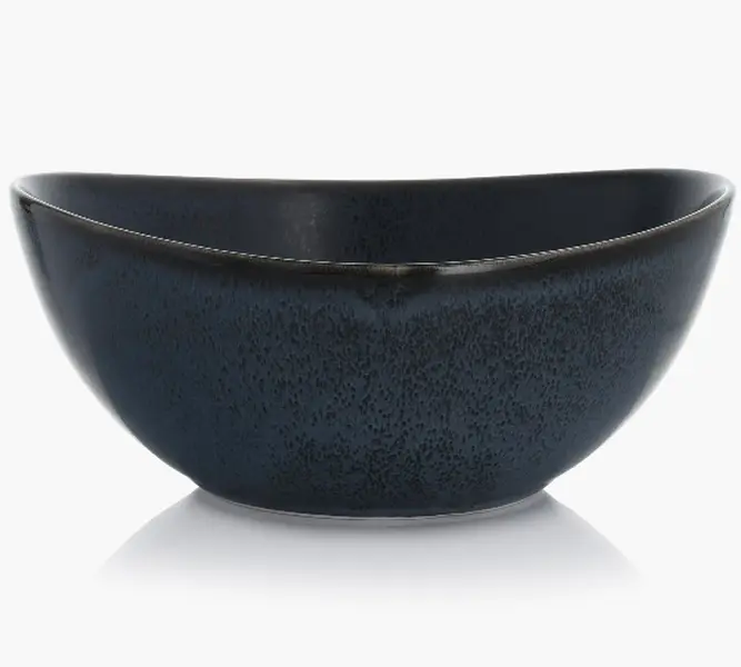 20-OZ Black Porcelain Bowl - Set of Six