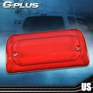 THIRD 3RD BRAKE LIGHT LENS FIT FOR 1994-2004 CHEVY CREW CAB S10 GMC SONOMA REG Third Brake Light G-PLUS