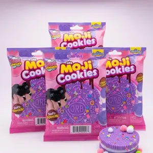 Squishy Moji Cookies Slow Rise Squishy Toy – Soft Squeezy Sensory Fidget Cookie