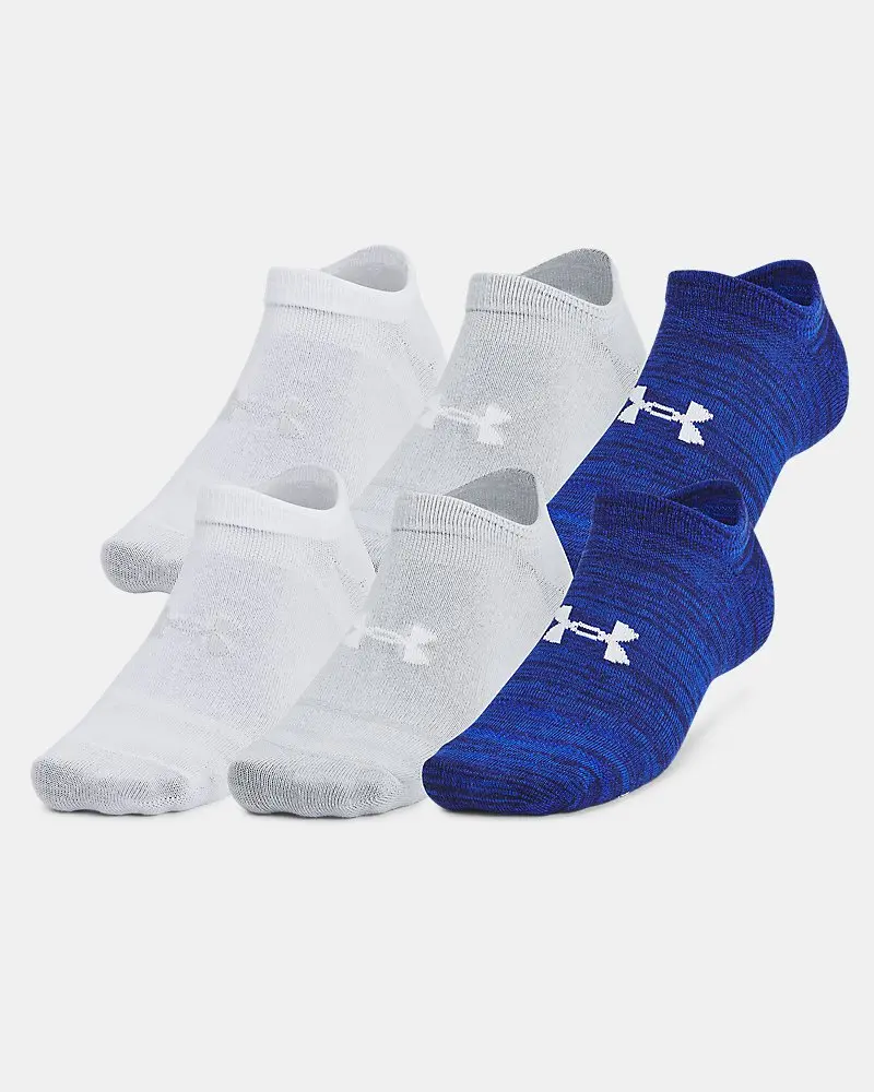 Under Armour Essential Unisex 6-Pack No-Show Socks
