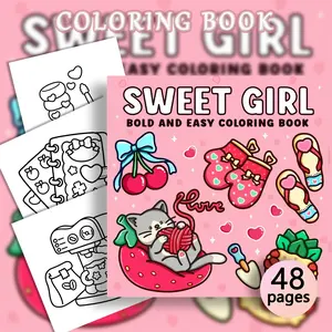 1 PC Christmas vivid advent coloring book, coloring paper, including gingerbread house Christmas details, clear lines and easy to color, leisure and entertainment, decompression and relaxation and for holiday creation, the perfect Christmas gift