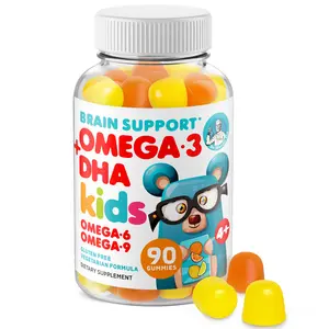 DR. MORITZ Vegan Omega 3 Gummies for adults and kids (90 Count), Omega 3 Gummies for Brain and Heart Health, No Fish Oil and Gluten Free
