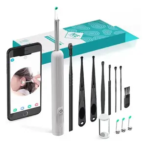 Electric Ear Wax Remover with Camera, Portable Visual Ear Cleaning Tool, Rechargeable, Compatible with iPhone and Android Phones, Earwax Removal Tool