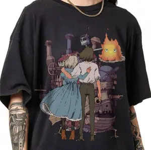 Studio Ghibli Sweatshirt, Calcifer Studio Ghibli, Comfort Colors Ghibli, Howl's Moving Castle, Anime Lovers Gift, Sophie And Howl, Calcifer