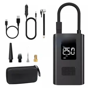 Cordless Faster Inflation Air Pump Tire Inflator Portable Air Compressor for Car Motorcycle Bicycle Tire