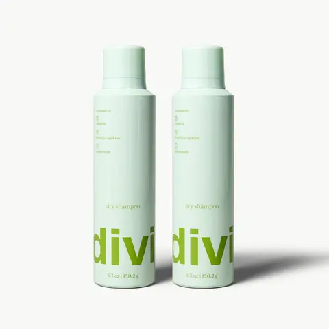 Dry Shampoo Duo for Oily Scalp & Fine Hair, Talc-Free, 2 x 5.3 oz | Divi