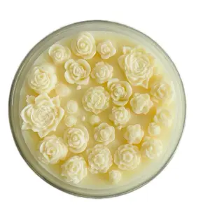 Sandalwood Rose Scent Candle Field Of Roses Scented Decoration