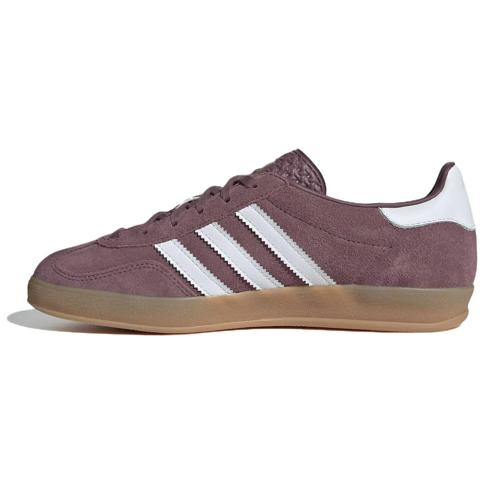Adidas Women's Gazelle Indoor Shadow Fig Gum' Retro Low Top Skate Shoes Brown IH5483