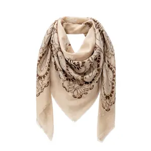 Fine Bandana Scarf II - Beige