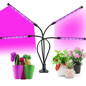 LED Plant Growth Light, Full Spectrum USB Panel Lamp, Rotatable Flexible Modern Greenhouse Garden Grow Light for Plants & Flowers (no Charger Included)