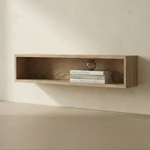 Handcrafted Hardwood Floating Modern Entryway Table