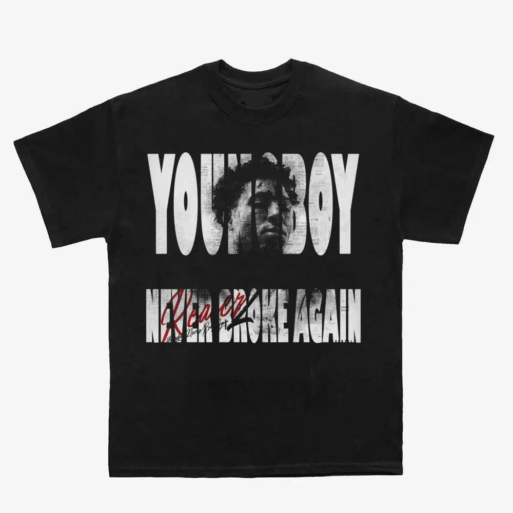 YoungBoy Never Broke Again Graphic T-Shirt, Trap Rap Music Tee, Premium Cotton Apparel