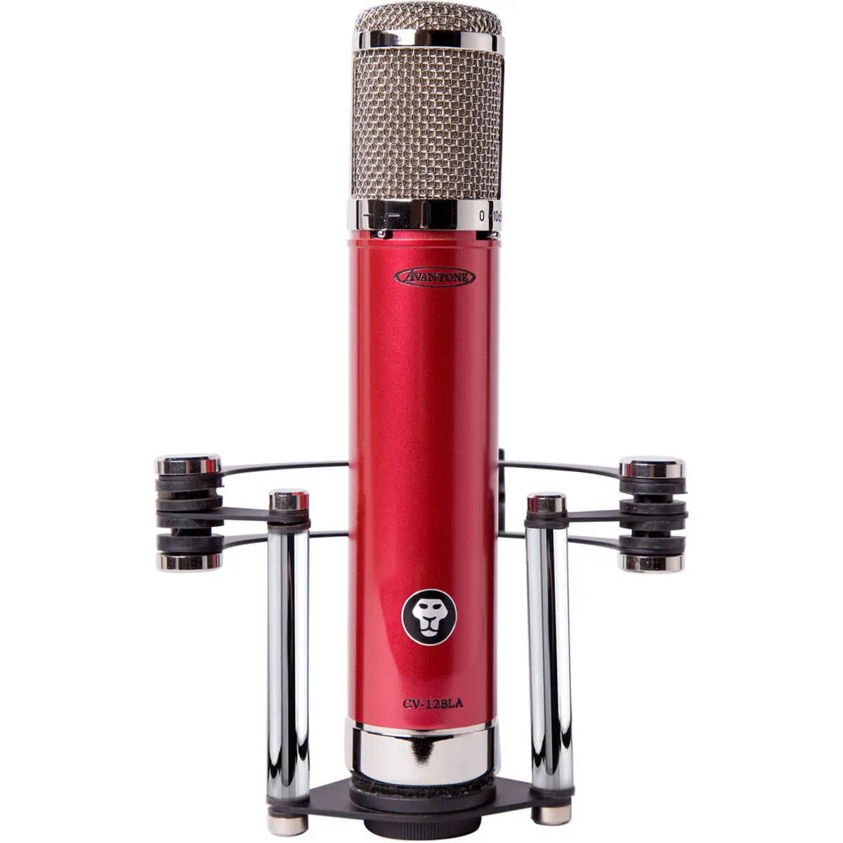 Avantone Pro CV-12 BLA Black Lion Modded Multi-Pattern Large-Diaphragm Tube Microphone for Audio Recording