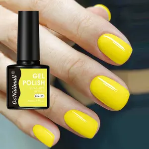 Lemon Nail Polish, Manicure Gel Polish, Gel Nail Art, High Saturation Gloss Gel, Soak Off UV, Durable & Alcohol-Free, Liquid Form, Salon-Quality DIY Nail Enhancement, Perfect Gift for Women