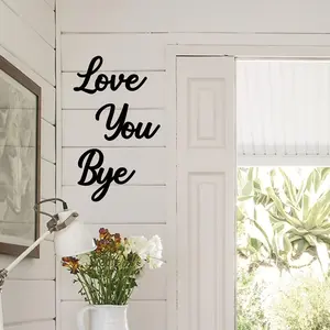 Wooden Signage Love Quote, Rustic Style Decor for Farmhouse, Home Entrance, Hallway, Door Above Wall Decoration