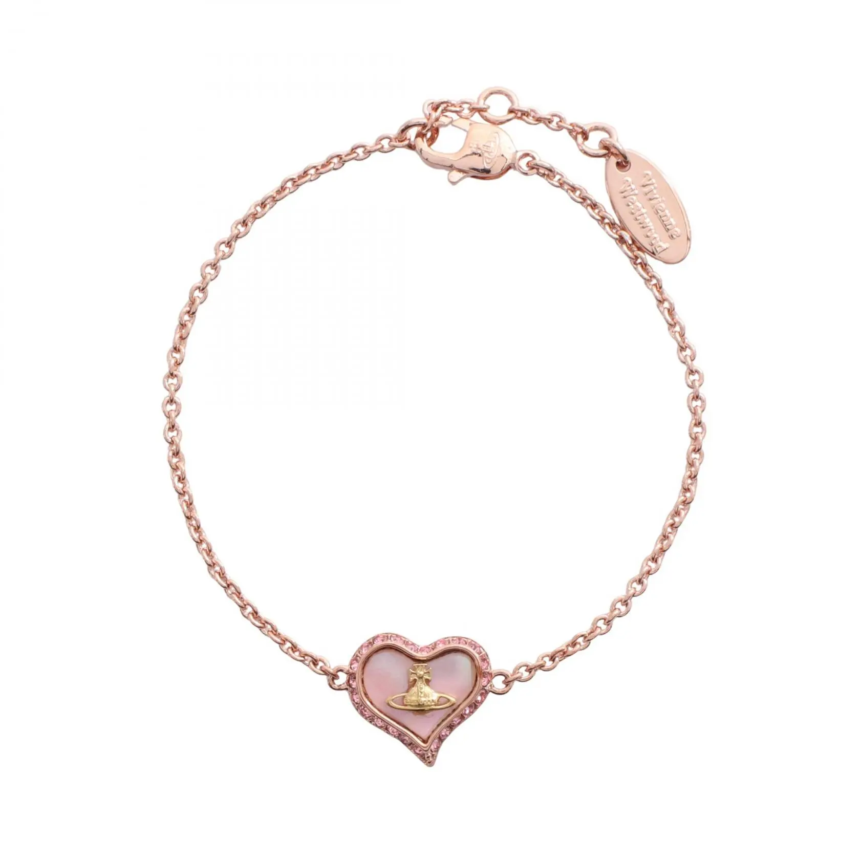 Pre-owned vivienne westwood Gold-plated Small Leather Goods PETRA Bracelet