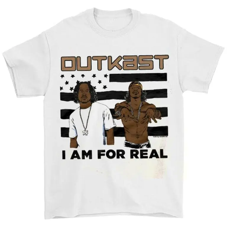 OUTKAST T-Shirt Graphic Tee Unisex Vintage Style Casual Streetwear Top