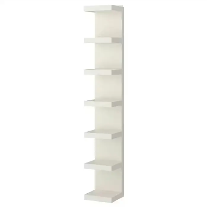 White Wall Shelving Unit Decor Plastic