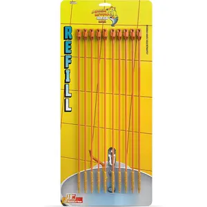 Drain Weasel Refill - Sink Snake Hair Clog Remover Tool, Sink, Pipe, Bathroom, Bathtub Drain Cleaner, 18-inch Long Flexible Disposable Wands,  The , 10 Pack