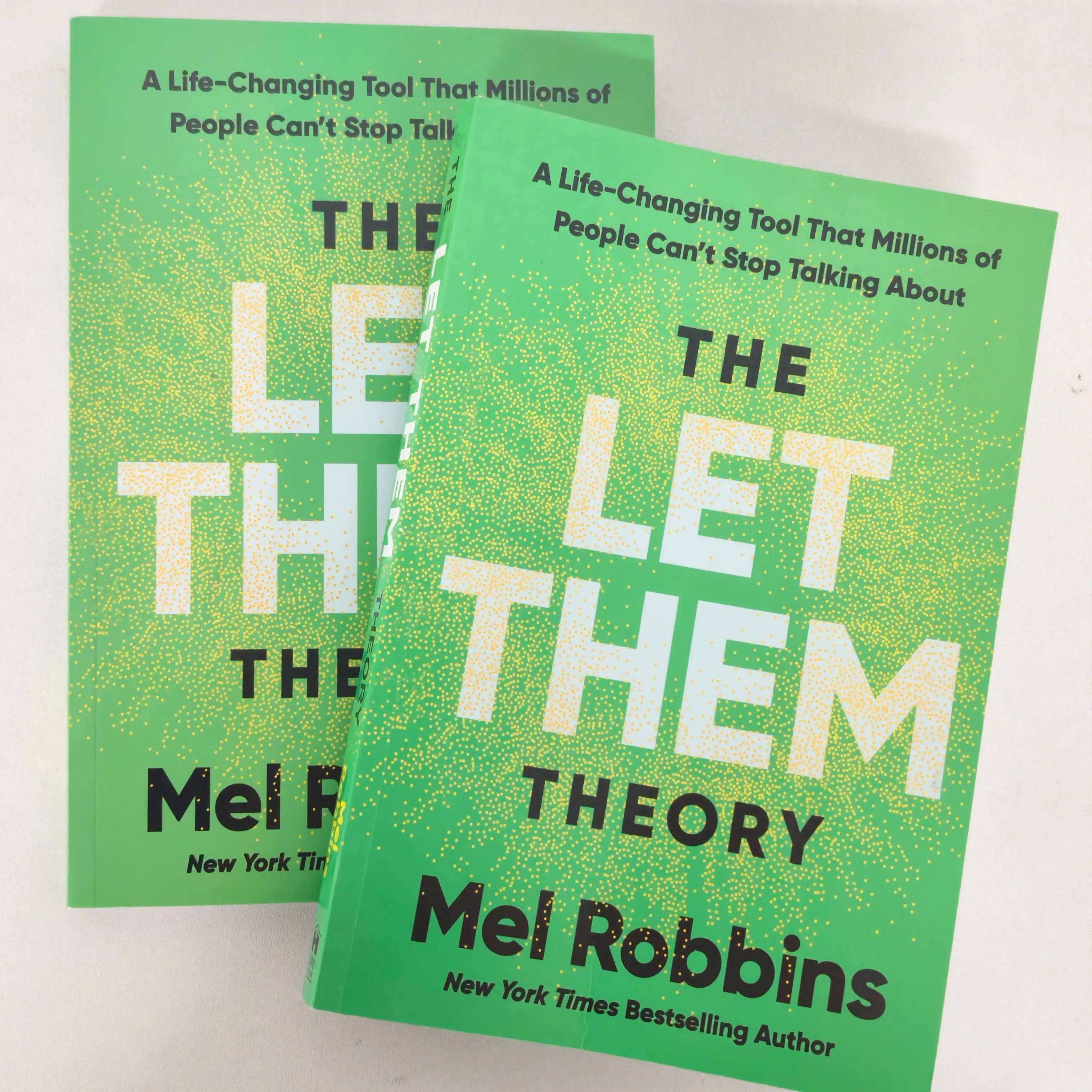 Mel Robbins The Let Them Theory Durable A5 Vintage Paperback Notebook - Office Stationery Gift, Let-Go Mindset Shift Tool, Self-Confidence Boosting Career & Self-Help Guide