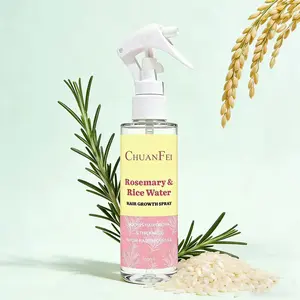 Rosemary Rice Water Hair Spray, Strengthen Hair Strands, Reduce Breakage, Heat Damage Protection, Moisturize Hair, Anti-Fall Scalp Care