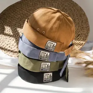 Japanese-style English-tinged Retro Sun Hat for Men, Suitable for All Seasons, Hip-hop Style, Korean Version, Beret Hat