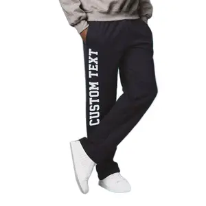 Custom Open Bottom SWEATPANTS for Men and Youths, Matching Sweatpants for Events