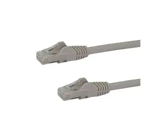 Startech N6PATCH8GR 8 ft. Cat6 Ethernet Patch Cable with Snagless, Gray