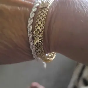 925 Sterling Silver 2pcs Twisted Rope Chain Necklace And Bracelet Set - Classic Elegant Style, Versatile for Daily Wear And Gift-Giving, No Mosaic, Plated Jewelry for Women SpringStatements