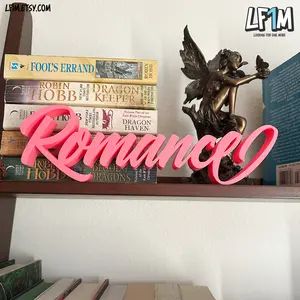 Book Genre Bookshelf Sign | 3D Printed Custom Shelf Decor | Library Organization Gift for Readers