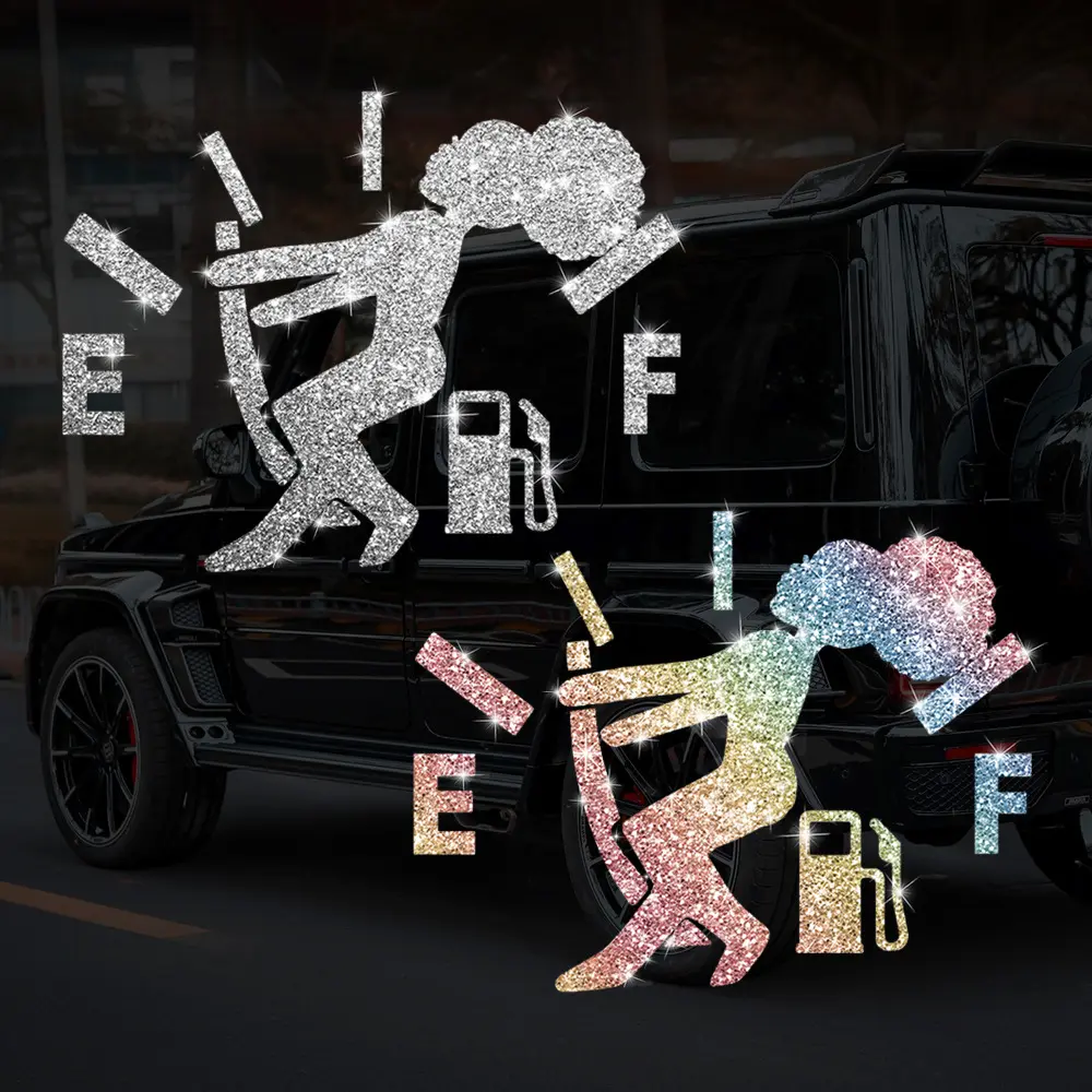 Cartoon Shiny Automobile Sticker