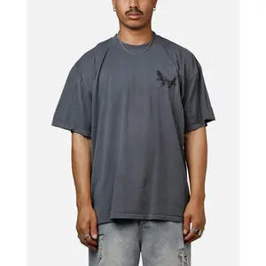 Saint Morta Black Doves Heavyweight T-Shirt Washed Charcoal