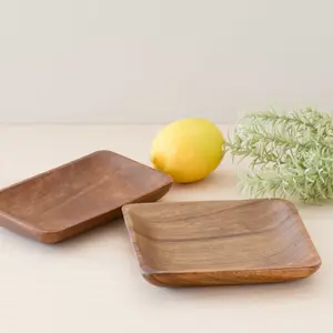 Acacia Wood Dish - Trinket Trays & Bowls  | LIKHÂ