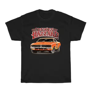 The Dukes of Hazzard Movie Logo Men's Black T-Shirt