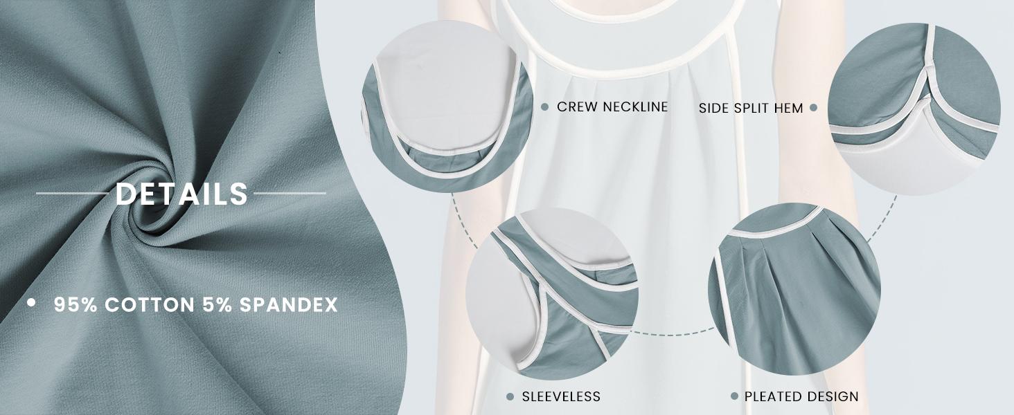 UANEO Womens Summer Athletic Sleeveless Mini Dress Casual Oversized Workout Tennis Dress Sundress SummerVibes UANEO Womens Summer Athletic Sleeveless Mini Dress Casual Oversized Workout Tennis Dress Sundress SummerVibes