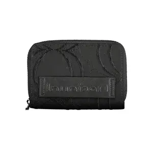 Desigual Black Polyester Wallet