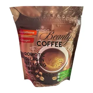 Coffee - Instant mashroom Coffee with Collagen & Glutathione Organic Beverage Powder Colagen