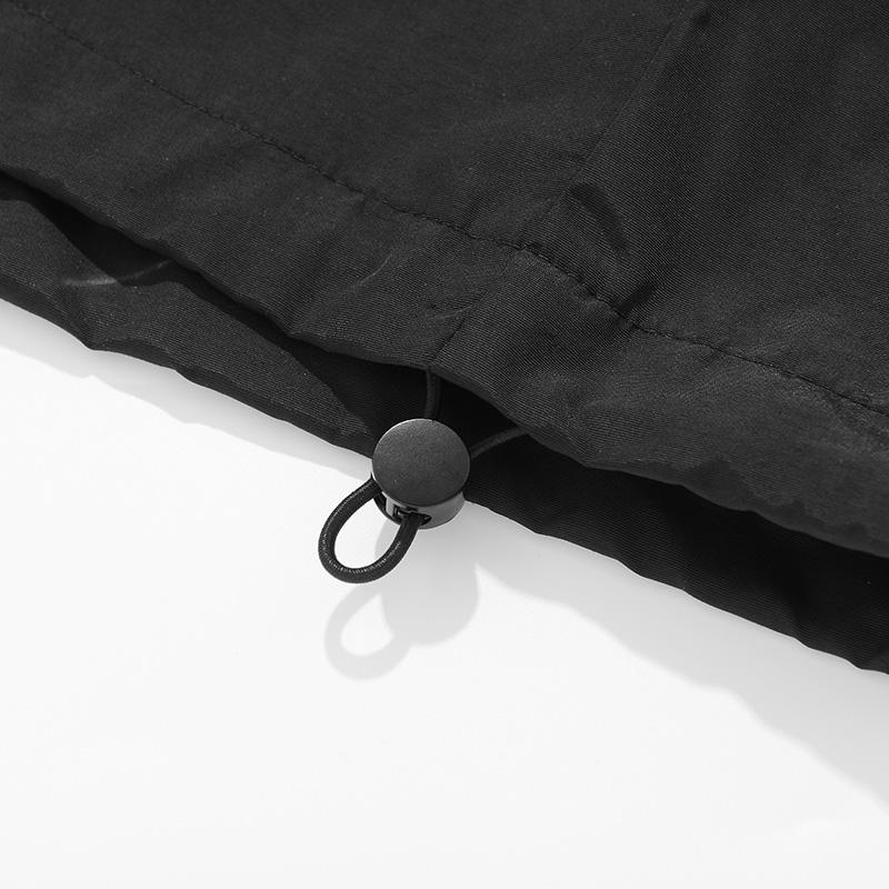 Half Zipper Mountain Style Loose Fit Pullover Hooded Outdoor Casual Autumn Trendy Brand Men's Jacket - Men's Jackets - Men's Clothing