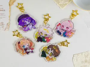 Danganr0npa Chibi Acrylic Keychain | Bag Charm | Backpack Accessory Gift for Fans