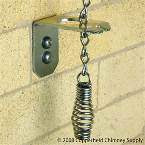 212 MAIN Lyemance Damper Extra Hardware Pack, Accessory with Key Hole, Nail Anchors, Spring Handle