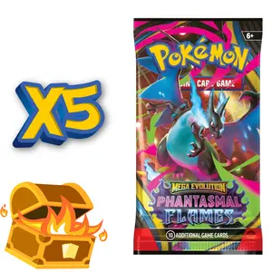 5 Phantasmal Flames Booster Packs