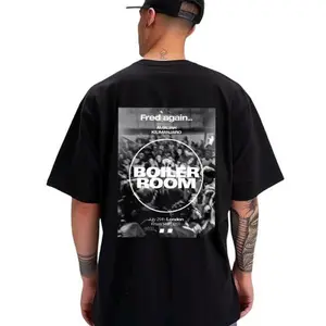 Fred Again T-Shirts from Boiler Room with Designs Tshirt Casual Shortsleeve